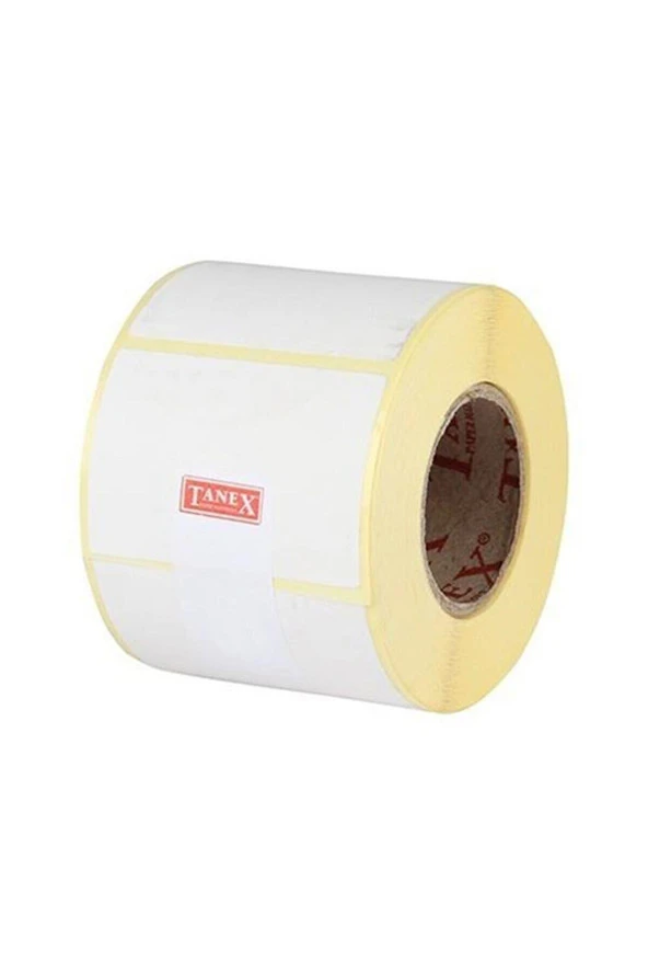 Tanex Barkod Etiketi Termal Eco 60x30 MM 40 MM Çap 1000 Lİ 1 Adet ürün görseli 1