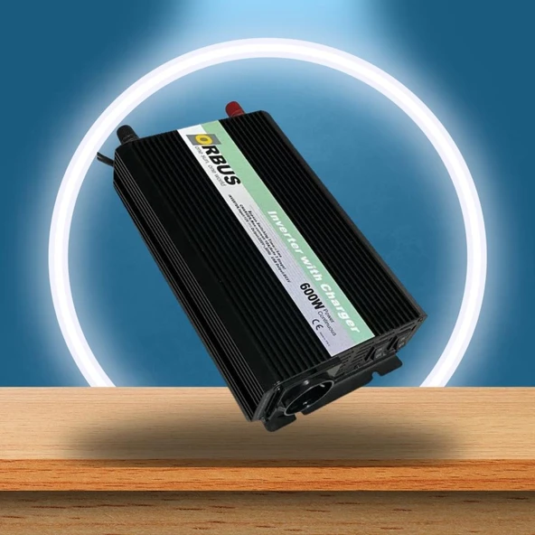 Orbus 600W 12V Modifiye Sinüs UPS Şarjlı Inverter ürün görseli 1