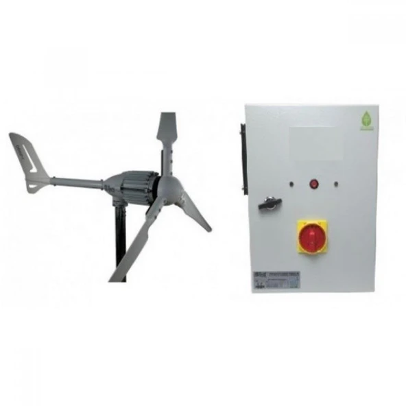 İSTA-BREEZE  İ-2000W 48V Rüzgar Türbini + Hibrit Şarj Kontrol Cihazı ürün görseli 1
