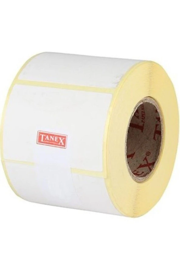 Tanex Barkod Etiketi Termal Eco 60x40 MM 40 MM Çap 1000 Lİ 1 Adet ürün görseli 1