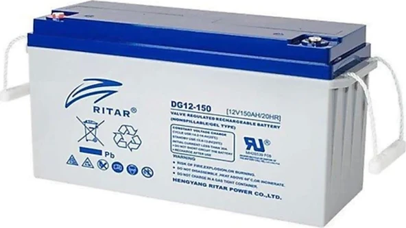 Ritar DG12-150 Deep Cycle 12 V 150 Ah Jel Akü ürün görseli 1