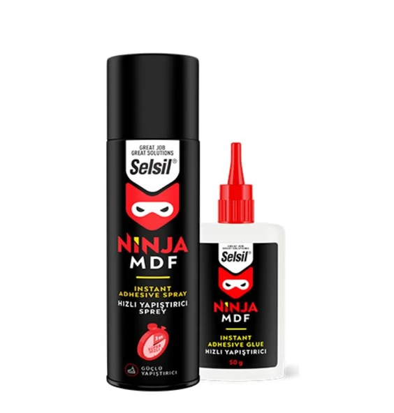 Selsil Ninja Hızlı Yapıştıcı 400 ml ve Aktivatör 100 gr ürün görseli 1