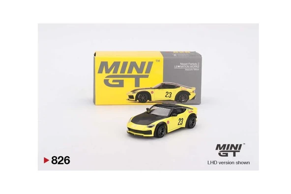 PTTAVM: Mini GT 826 Nissan Z LB NATION WORKS Ikazuchi Yellow
