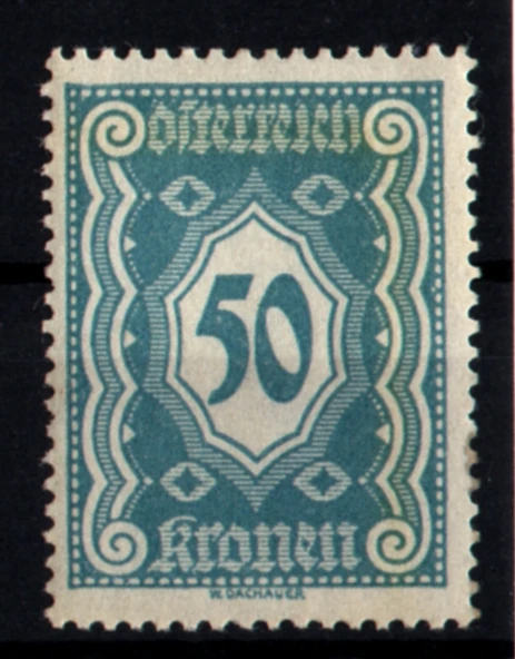 EABİ-Avusturya 1922 Taxe Pulları 50 Kr (ws1341) ürün görseli 1