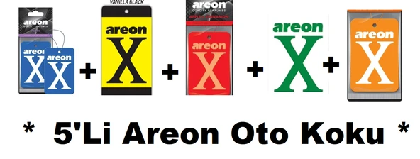 Areon X Oto Araç Kokusu (5li ) ürün görseli 1