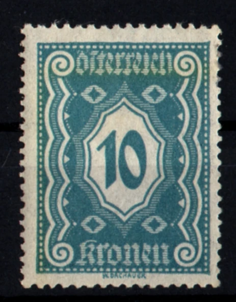 EABİ-Avusturya 1922 Taxe Pulları 10 Kr (ws1338) ürün görseli 1