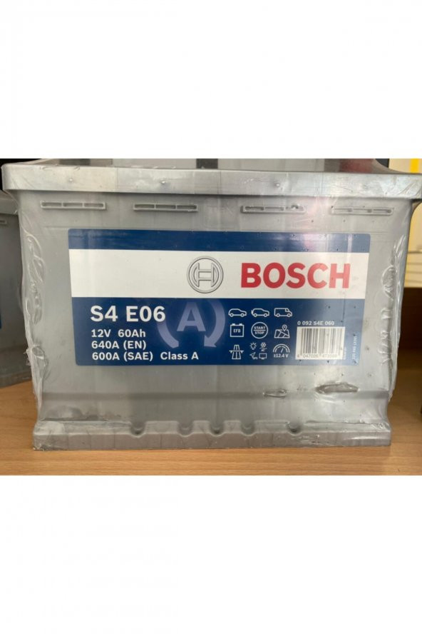 12V 60 AMPER  640A EN BOSCH EFB START STOP Ü.T ARALIK  2025 ürün görseli 1