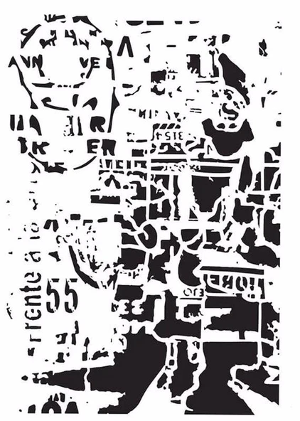 MIX MEDİA STENCIL MA SERİSİ MA76 21X29 ürün görseli 1