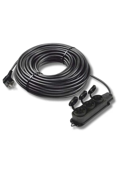 KUP010 CCA Kablolu 10 Metre 3'lü Uzatma Prizi (3x2,5 mm²) ürün görseli 1