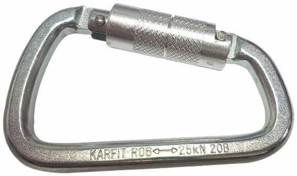 Çelik Otomatik 2 kdm. Karabina 25 kN KARFİT ürün görseli 1