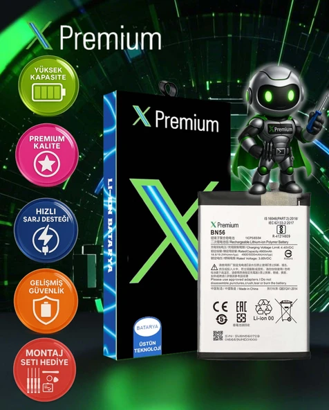 ​​Xiaomi Redmi Note 7 / Note 7 Pro BN4A Batarya Xpremium Pil Süper Yüksek Kalite 3900 mAh ürün görseli 1