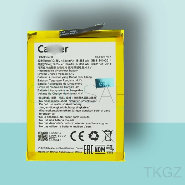 Tkgz - Casper X20 Batarya Pil Orijinal Sıfır ürün görseli 1