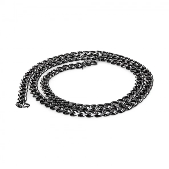 Çelik Erkek Siyah Kolye 1.6Mm 3183CEK009 - Resim 2