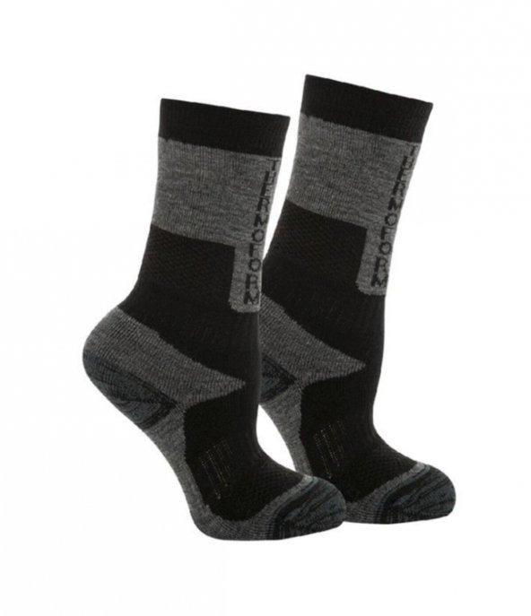Thermoform Outdoor Çocuk Çorap Siyah ürün görseli 1