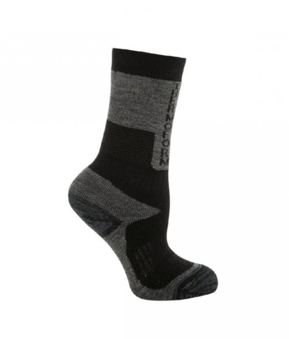 Thermoform Outdoor Çocuk Çorap Siyah - Resim 3