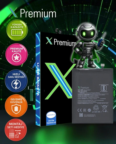 Xiaomi Redmi 8 / Redmi 8A BN51 Batarya Xpremium Pil Süper Yüksek Kalite 5000 mAh ürün görseli 1