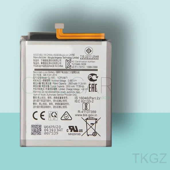 Tkgz - Samsung Galaxy A01 - A015 Batarya Pil Orijinal Sıfır ürün görseli 1