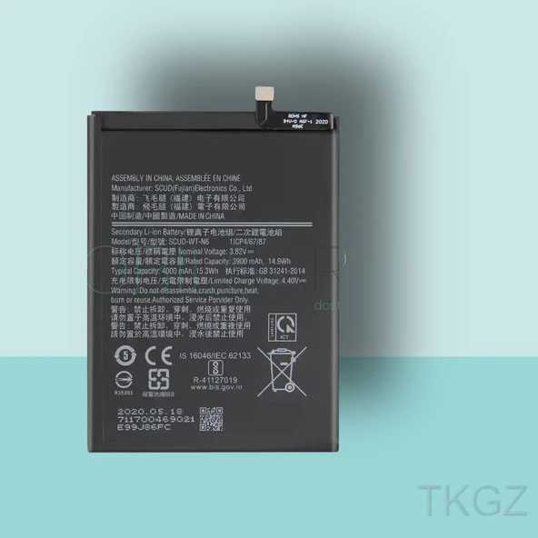 Tkgz - Samsung Galaxy A20S - A207 Batarya Pil Orijinal Sıfır ürün görseli 1