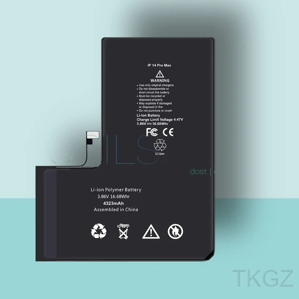 Tkgz - iPhone 14 PRO MAX Batarya Pil Orijinal Sıfır ürün görseli 1