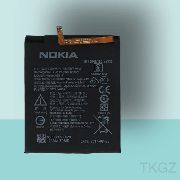Tkgz - NOKIA  6 Batarya Pil Orijinal Sıfır ürün görseli 1