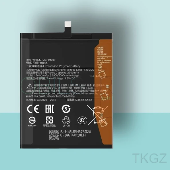 Tkgz - Xiaomi REDMİ 6A - BN37 - Batarya Pil Orijinal Sıfır ürün görseli 1