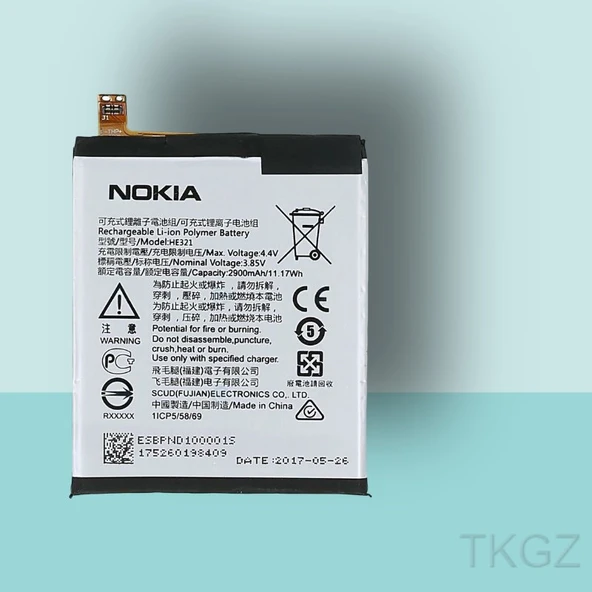 Tkgz - NOKIA  5 Batarya Pil Orijinal Sıfır ürün görseli 1