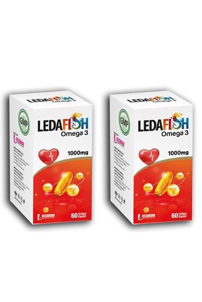 LEDAPHARMA Ledafish Omega 3 1000mg 60 Softjel Kapsül X2 Adet ürün görseli 1