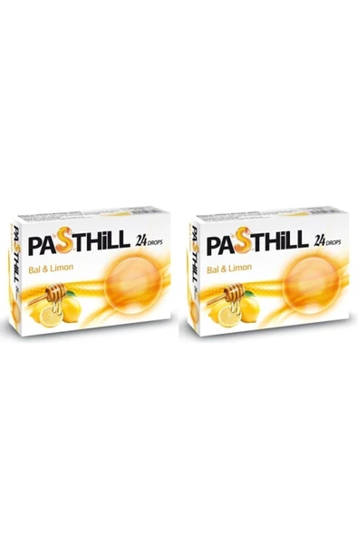 LEDAPHARMA Pasthill Bal Ve Limon 24 Adet Boğaz Pastili 2 Kutu ürün görseli 1