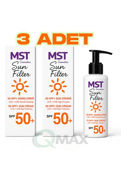 DERMASTUDİO Mst Güneş Kremi 100 ML * 3 Adet Aile Boyu Koruma ürün görseli 1