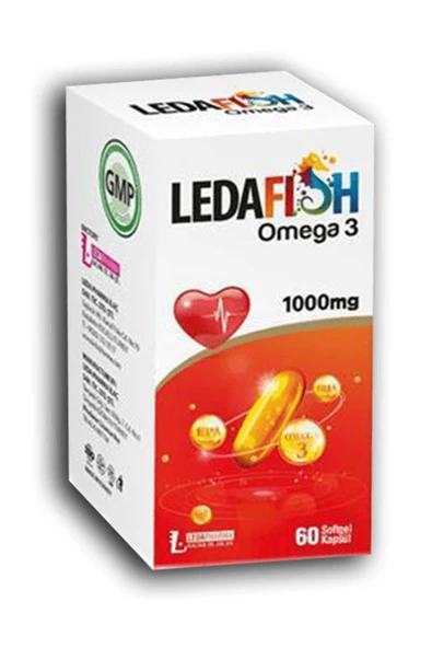 LEDAPHARMA Ledafısh Omega 3 60 Kapsül ürün görseli 1