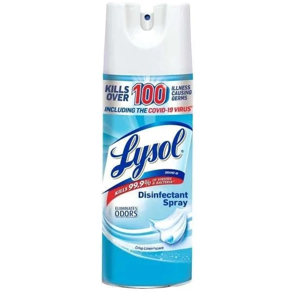 Lysol Disinfectant Spray Crips Linen Scent Dezenfektan 354 gr ürün görseli 1