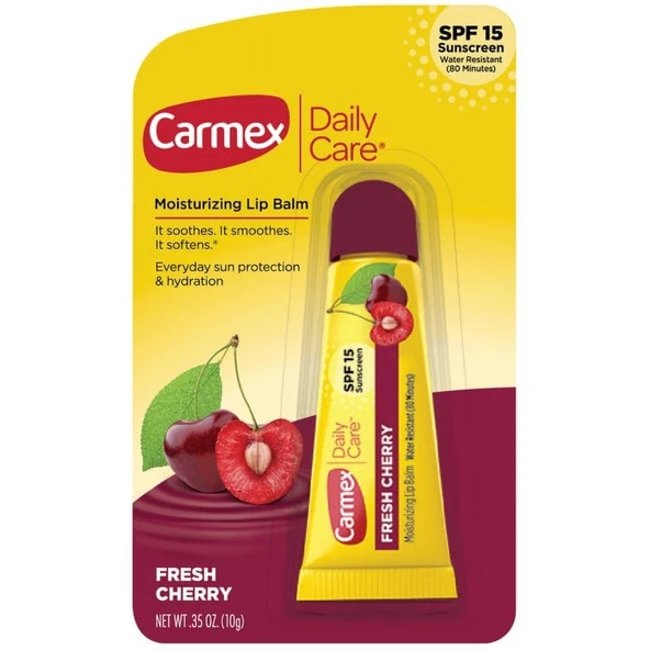 Carmex Lip Balm Fresh Cherry 10gr.Çilekli Dudak Kremi ürün görseli 1