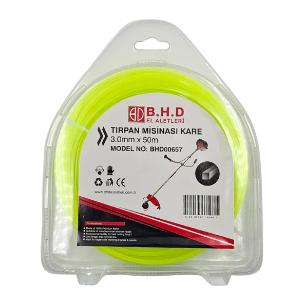 Fixonic B.H.D BHD00657 3mm 50m Kare Tırpan Misina ürün görseli 1