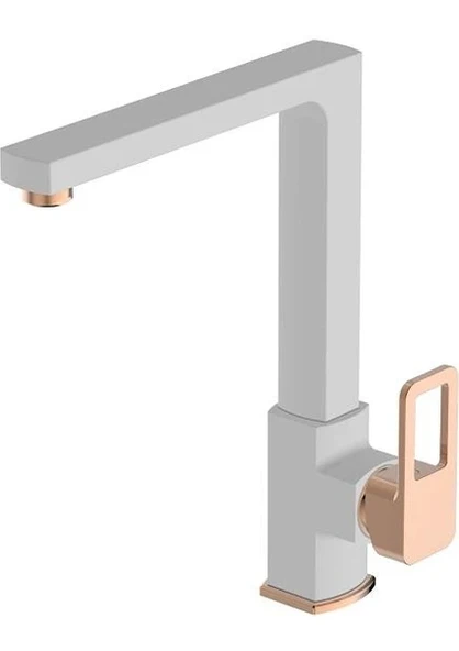 BİEN EVİYE BATARYASI SALVO PLUS COLOURS BEYAZ-ROSE GOLD ürün görseli 1