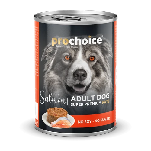 Prochoice Yetişkin Köpekler İçin, Somon Balıklı Ve Pirinçli Ezme Konserve 12x400 gr ürün görseli 1