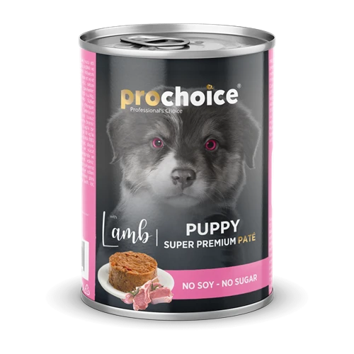 Prochoice Yavru Köpekler İçin, Kuzu Etli Ve Pirinçli Ezme Konserve 12x400 gr ürün görseli 1