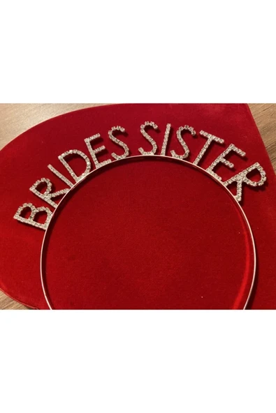 MSDA Bekarlığa Veda Bride's Sister Taç Harf Eklemeli Taç ürün görseli 1