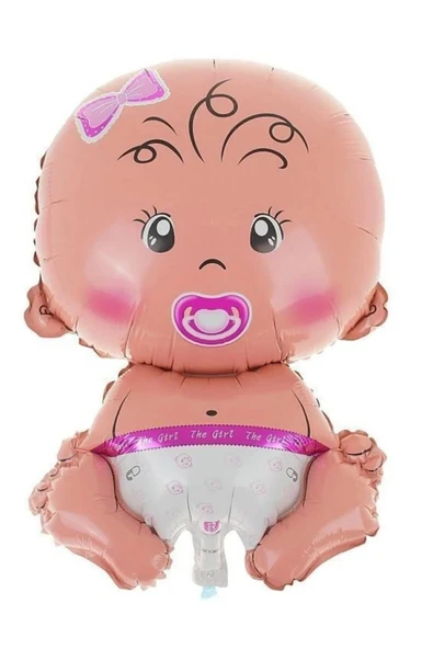 MSDA Kız Pembe Bebek Folyo Balon (52X69CM) ürün görseli 1