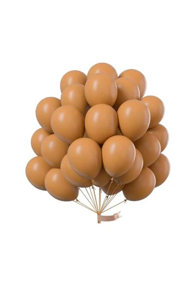 MSDA 15 Adet Karamel Balon - Doğum Günü Konsepti - Parti Malzemeleri - Bride To Be Malzemeleri ürün görseli 1