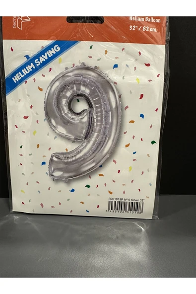 MSDA 9 RAKAMI HELYUM BALON - Resim 2