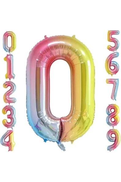 MSDA 0 Yaş Renkli Folyo Balon 34 İnç (76-82 cm) ürün görseli 1