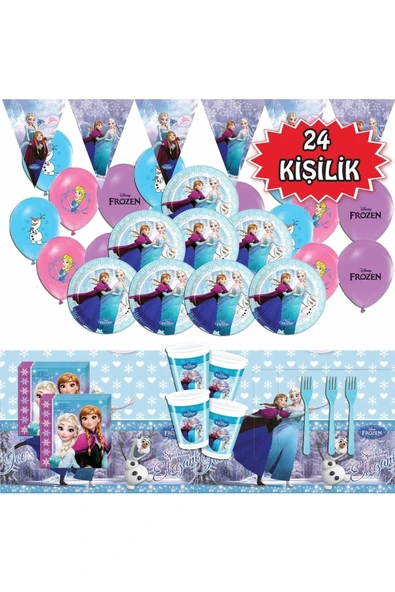 MSDA Frozen Elsa Karlar Krali?çesi? 24 Ki?şi?li?k ürün görseli 1