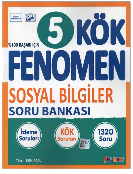 Fenomen 5. Sınıf Sosyal Bilgiler Kök Soru Bankası ürün görseli 1