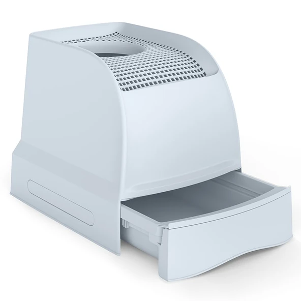 Imac Frıda - New Üstten Girişli Kedi Tuvaleti Bej 56x40x43,5cm ürün görseli 1