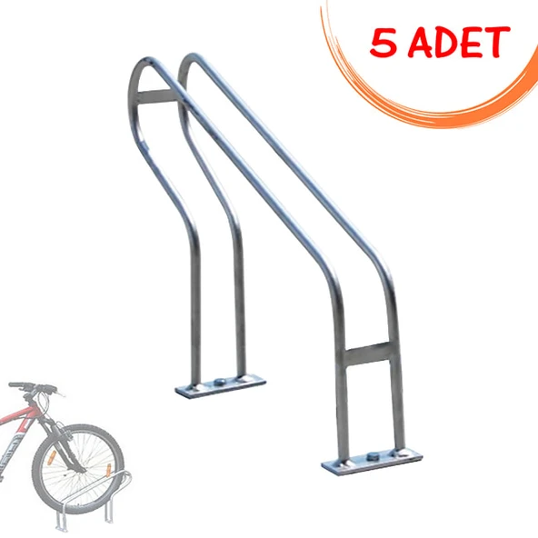 Bisiklet Park Standı Bisiklet Parkı Tekli Bisiklet Park Yeri Alanı Demiri 5 Adet Sarı ürün görseli 1