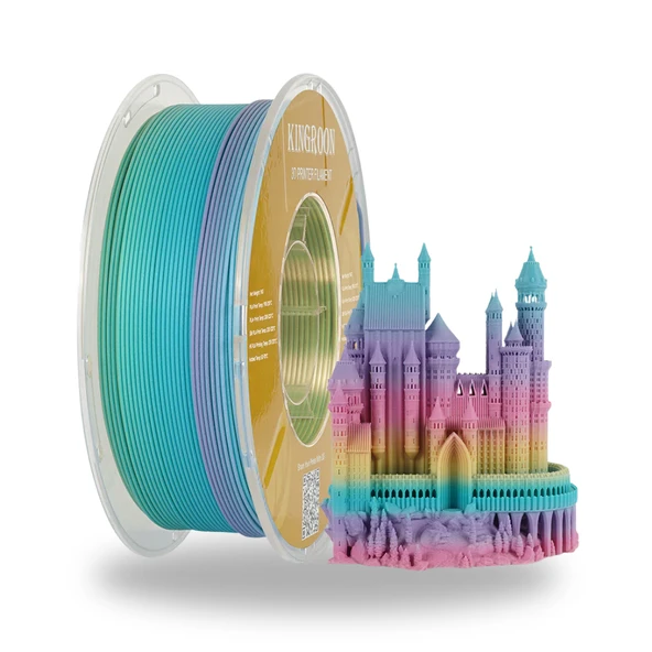 Kingroon Gökkuşağı Matte Pla Filament ürün görseli 1