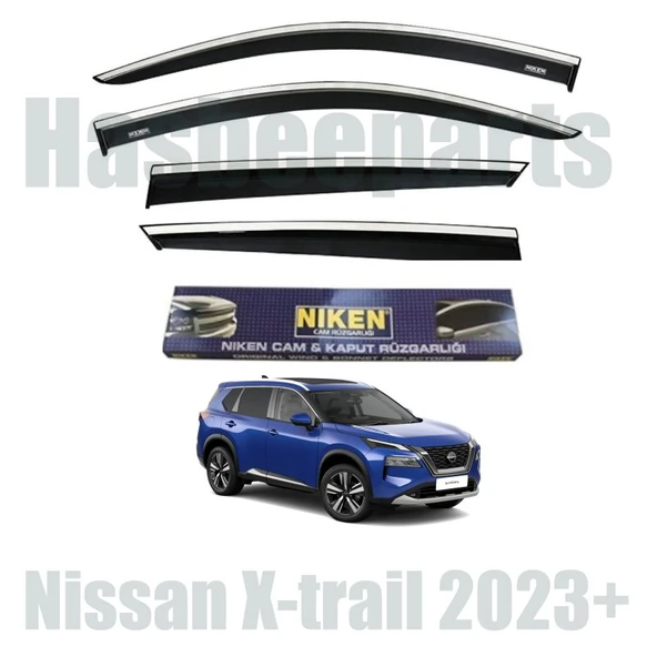 Nissan Xtrail Kromlu Cam Rüzgarlığı Niken 2023+ Sonrası uyumlu ürün görseli 1