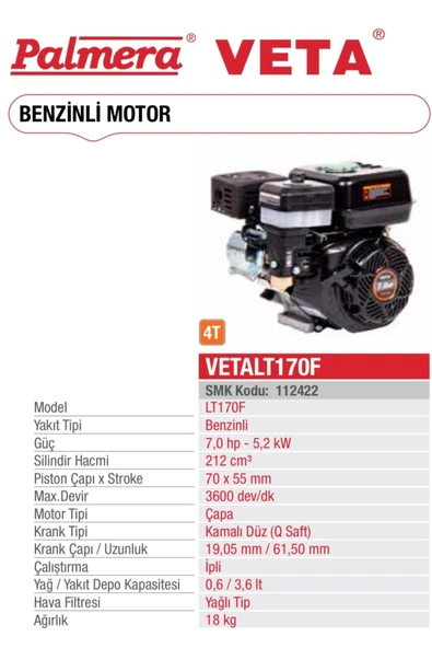 Veta 7 HP MOTOR - Resim 5