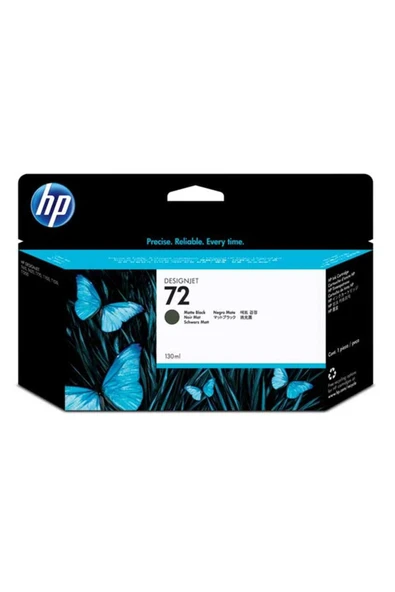 72 Matte Black Mat Siyah 130Ml Plotter Kartuşu C9403A / Hp ürün görseli 1