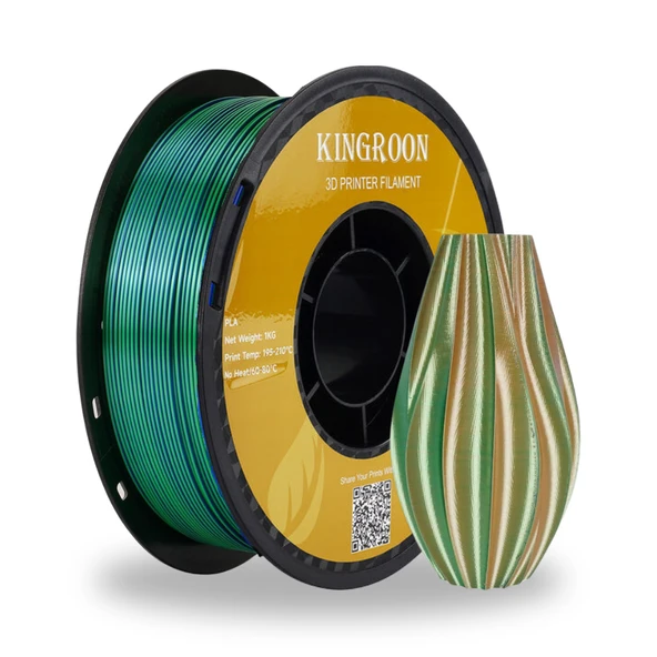 Kingroon Üç Renk Silk PLA Filament - Resim 10
